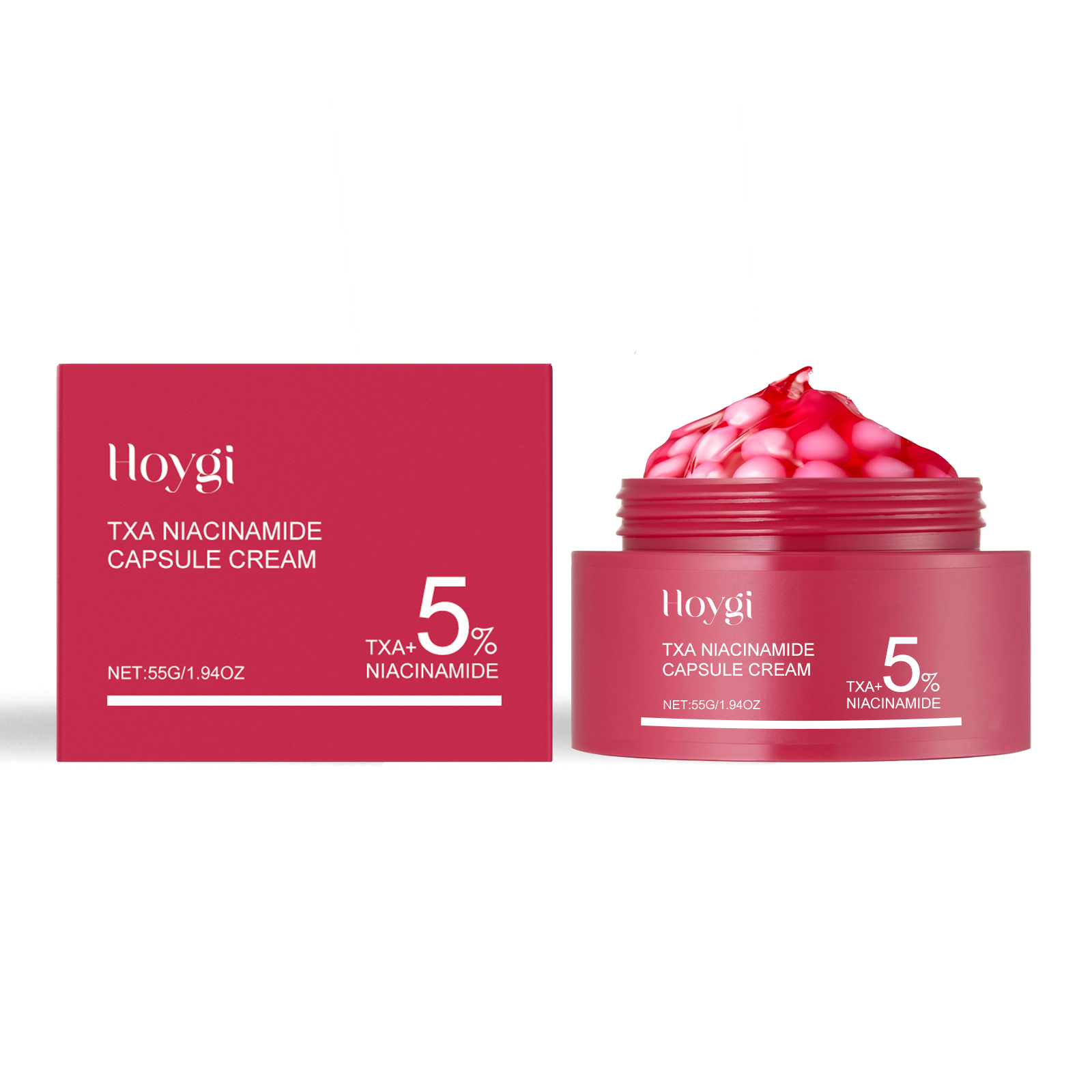 Nicotinamide Moisturizing Capsule Cream Gentle Skin Care Lock Water Refreshing Easy Absorb Nourish Hydrating Face Cream