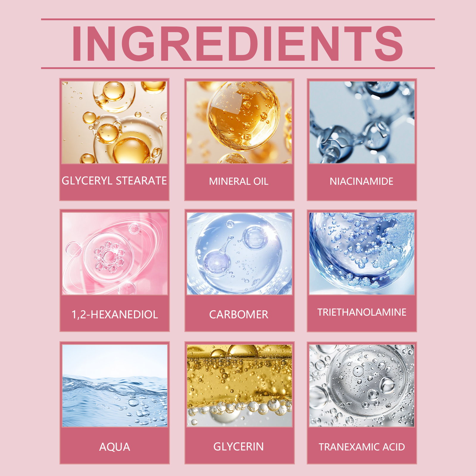 Nicotinamide Moisturizing Capsule Cream Gentle Skin Care Lock Water Refreshing Easy Absorb Nourish Hydrating Face Cream