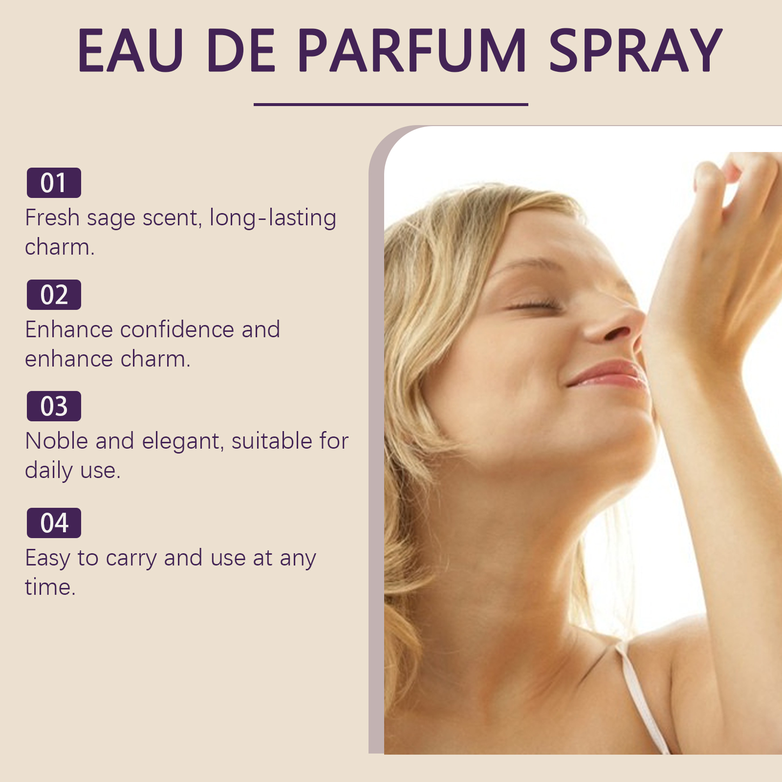 Charming Floral Woody Perfume Natural Fresh Scent Radiate Gentle Charm Long Lasting Daily Portable Fragrance