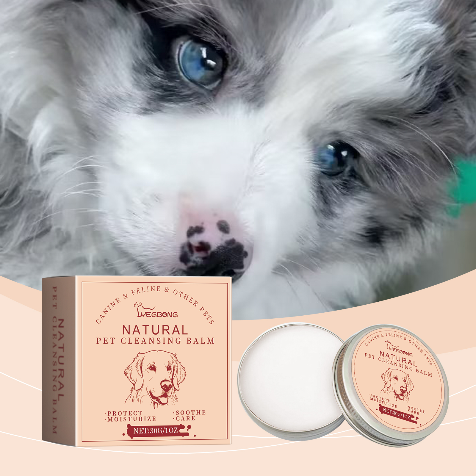 Pet Tear Stain Cleaning Ointment Gentle Cleansing Eye Care For Cats And Dogs