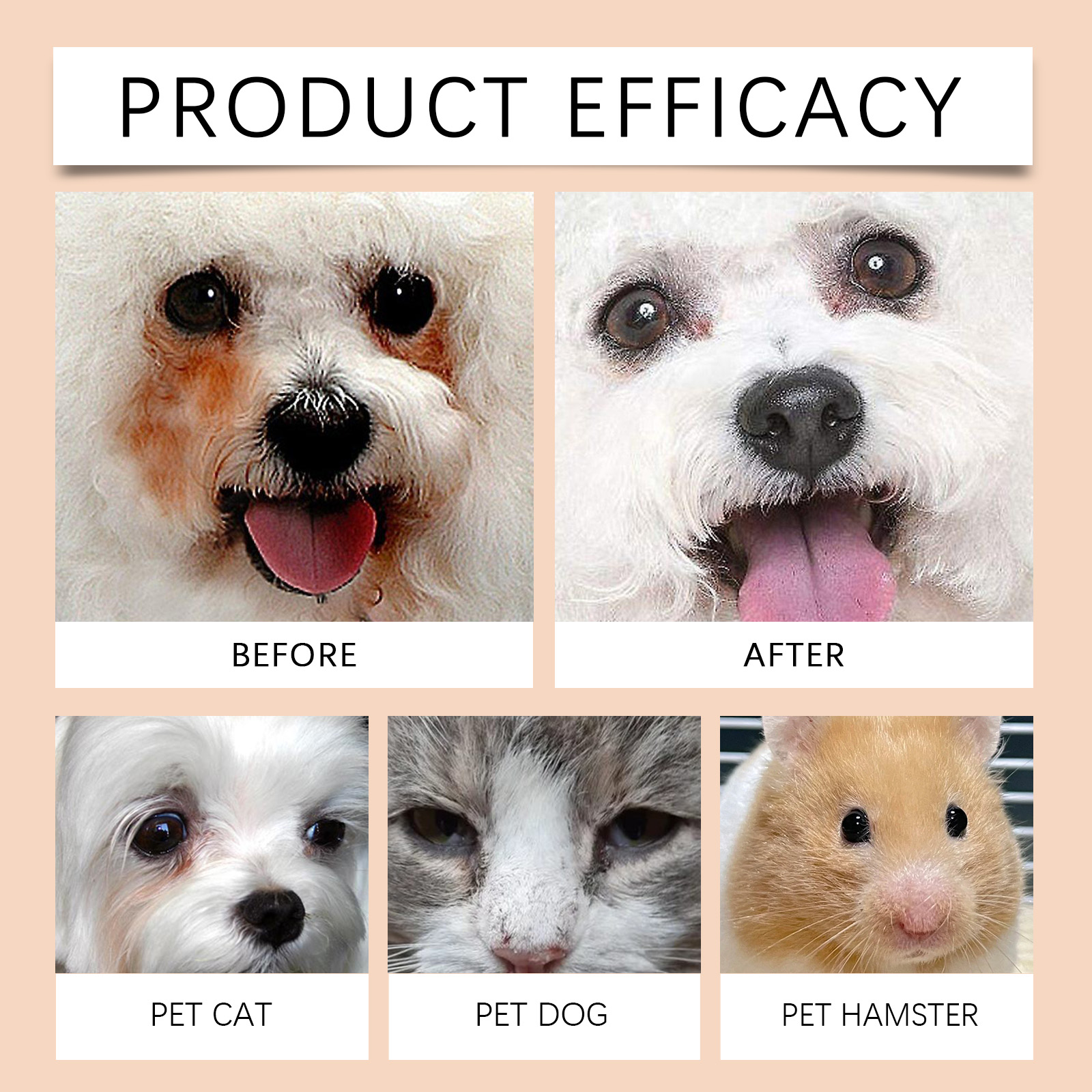 Pet Tear Stain Cleaning Ointment Gentle Cleansing Eye Care For Cats And Dogs