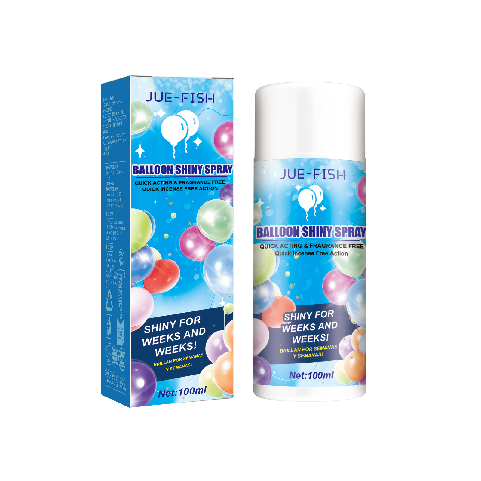 Balloon Shine Spray Silicone Emulsion Gloss Enhancer Anti Oxidation Fade Resistant Party Decoration 100ml