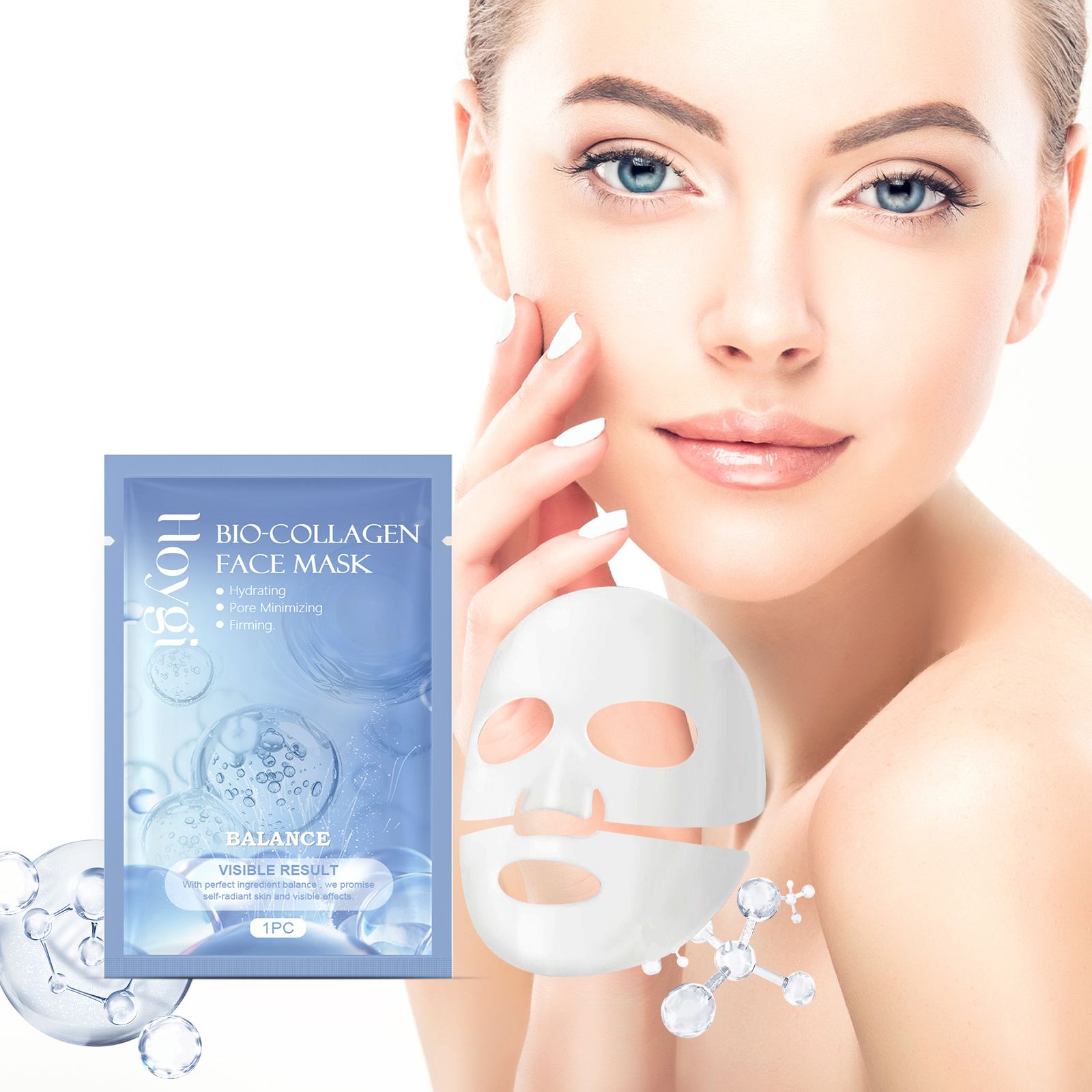 Collagen Moisturizing Face Mask Hydrating Nourishing Refreshing For Daily Skin Care
