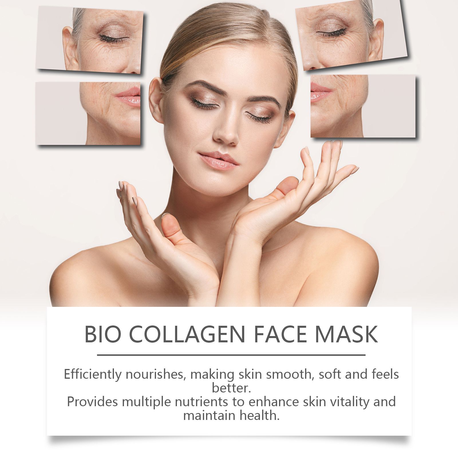 Collagen Moisturizing Face Mask Hydrating Nourishing Refreshing For Daily Skin Care