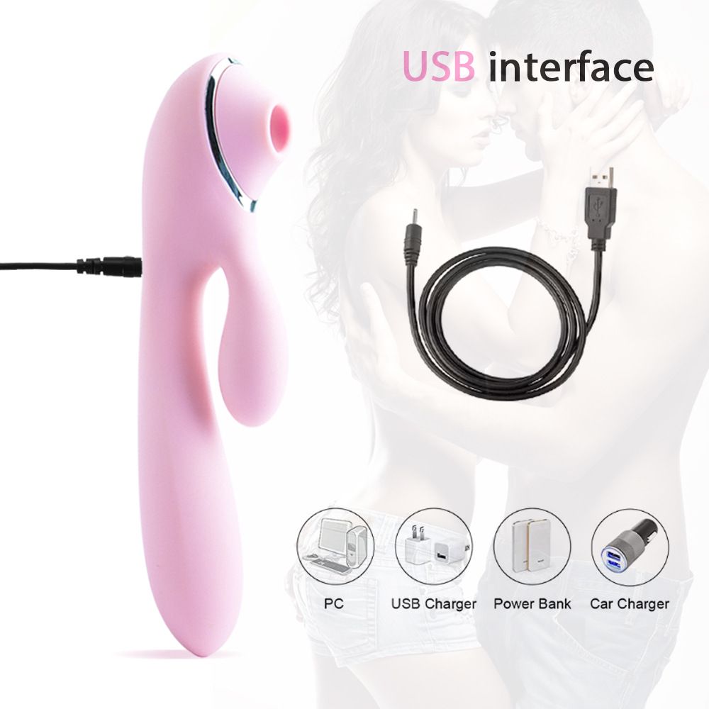 (Pink) Sucking Vibrator Adult Toys Masturbation Dildo For Women Massager Wand Plus Variable Frequency Vibrating Wand 10 Frequency Silicone Quiet Design