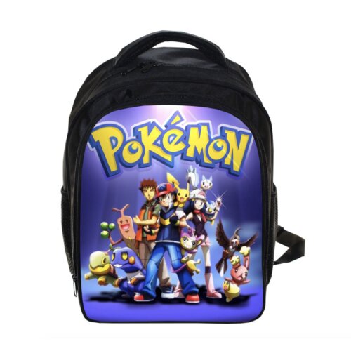 Pikachu Pokemon School Backpack Student Book Bag