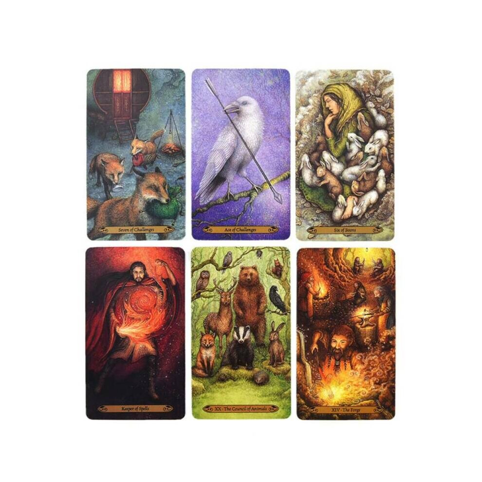 78 Cards Magic Oracle Card Forest Of Enchantment Read Fate Tarot Family Deck
