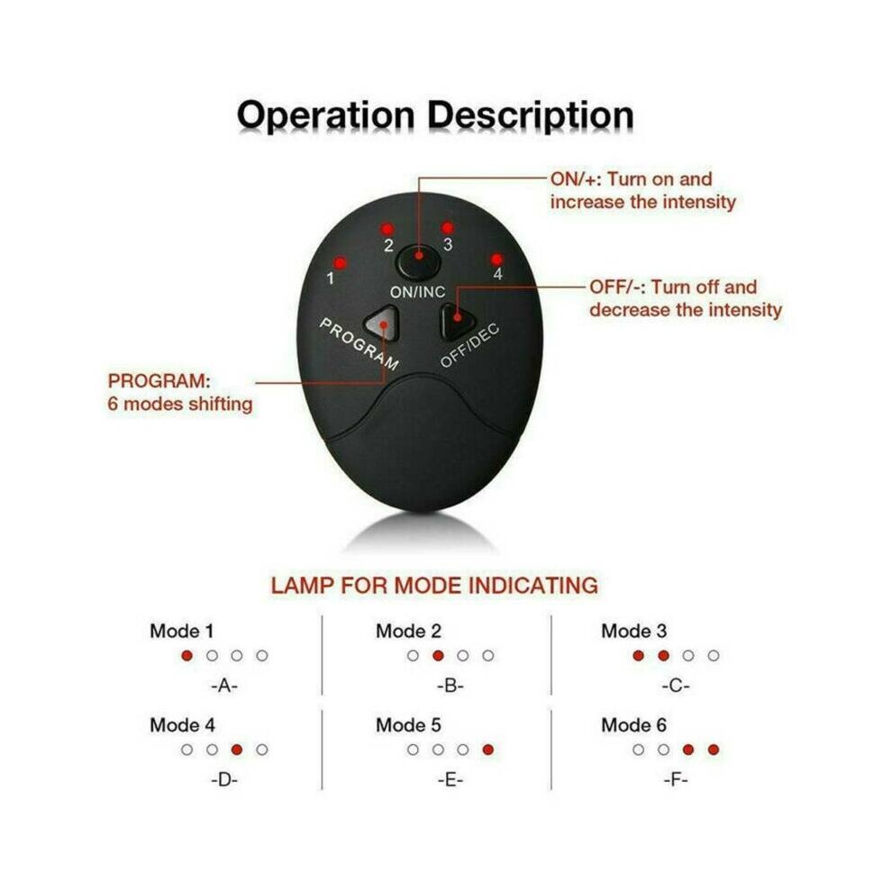 Rechargeable Trainer Stimulator Abdominal Muscle Train Fitness EMS Toning Belt