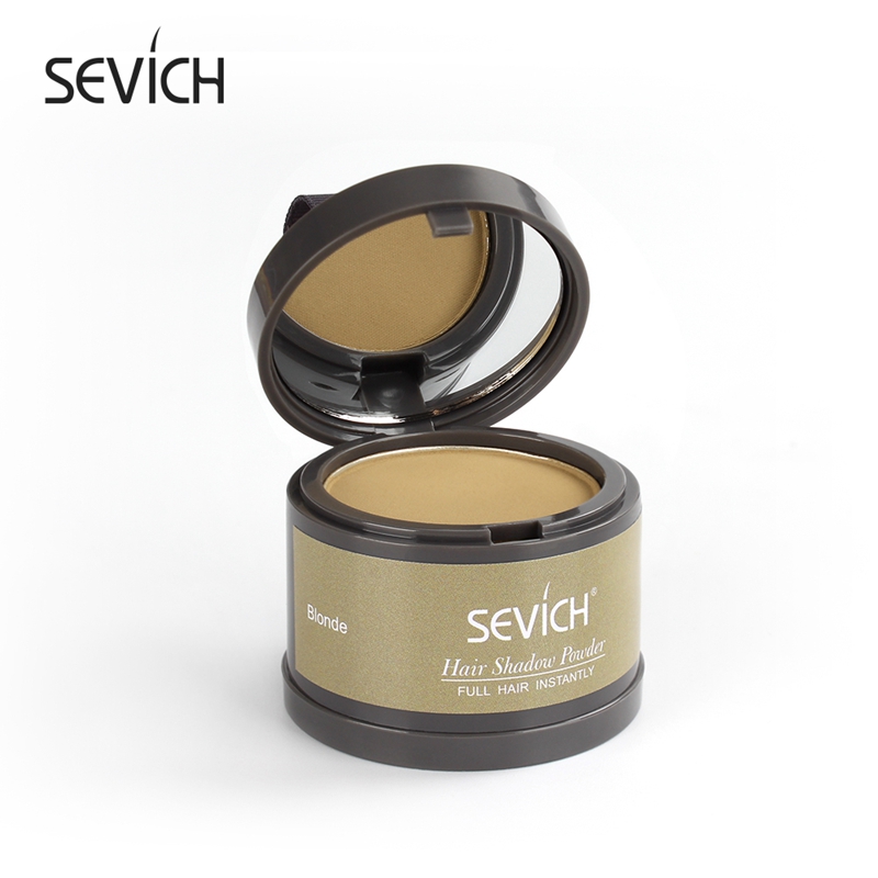 (Dark Brown) Sevich Hairline Powder Repair Hairline Shadow Makeup Hair Concealer Natural Cover Unisex Hair Loss Product