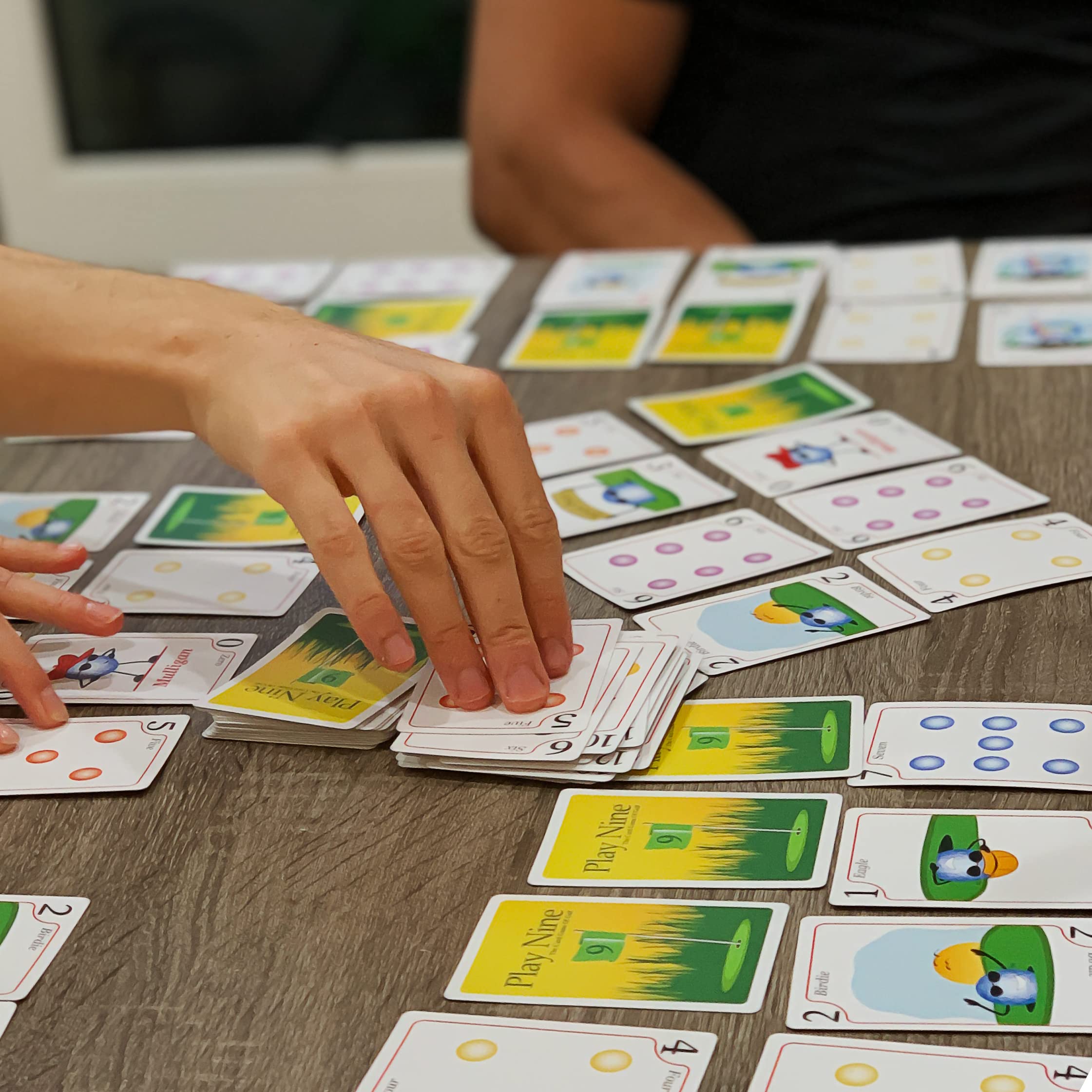 Family Party Card Game Play Nine The Card Game of Golf Traditional Family Friendly Party Game Toys Board Game for Adults Teens and Kids English Version