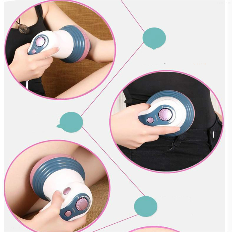 Electric Body Massager Slimming Infrared Anti-cellulite Machine Massage Women Blue