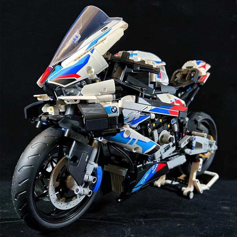 Technical Motorcycle Building Block Toy Speed Motorbike Vehicle Bricks Birthday Gifts For Boyfriend