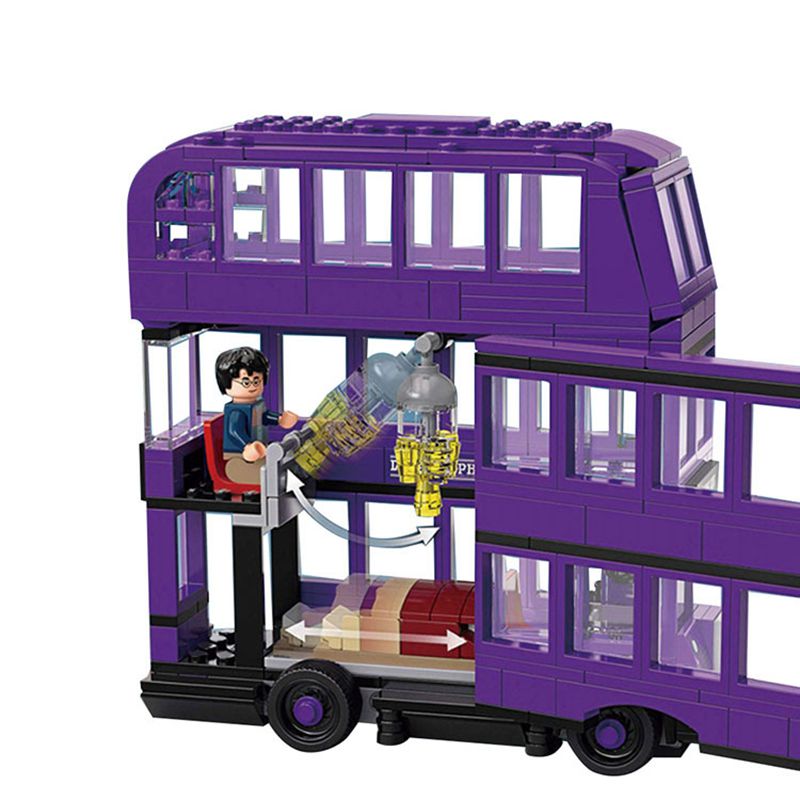 Harry Potter Knight Bus Toy Triple-decker Collectable Set With Minifigures Collectable Room Decor Accessory Set