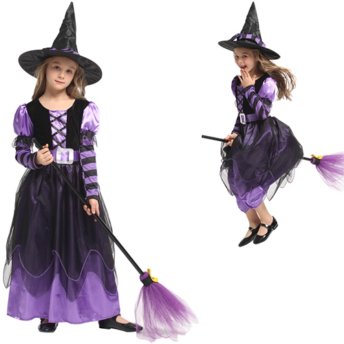 Dress Up Creations Fairytale Witch Cute Witch Costume Deluxe Set for Girl