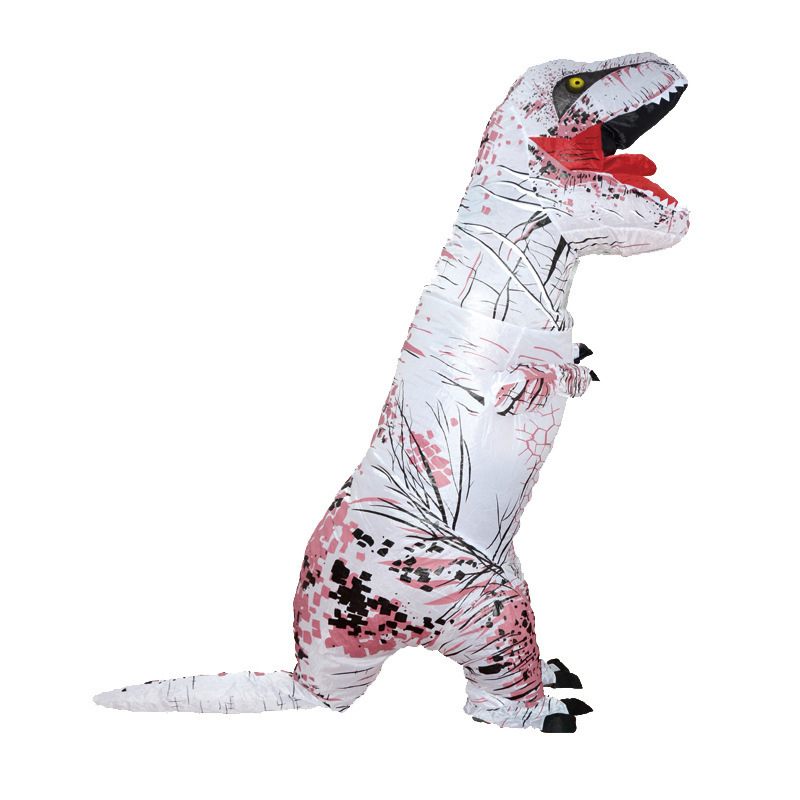 (Yellow) Inflatable Dinosaur Costume Cosplay Outfit Children Halloween Fancy Dress