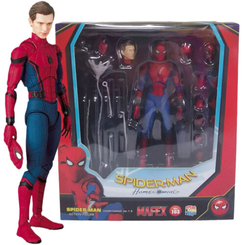 Marvel Spiderman Homecoming Action Figure Spider Man PVC Model Toys for Kids