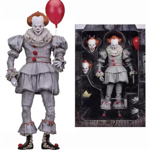 (Ver. 1.0) NECA IT 2017 Pennywise Ultimate Action Figures Horror Scared Model Toys Collectible Doll Clown Figures 7 Inches