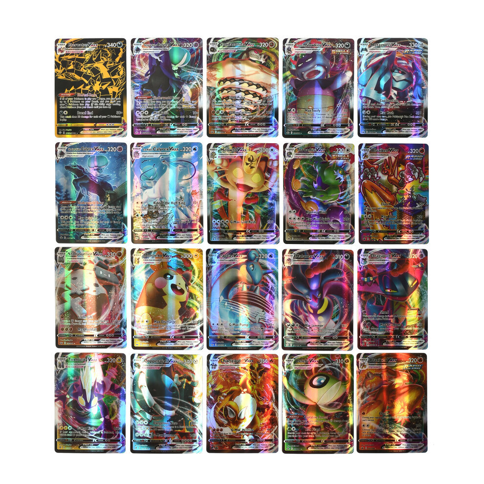Pokemon Card 100PCS Vmax Shining Trading Card Kid Battle Game Toy Gift