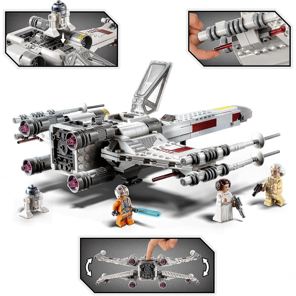 Star Wars Luke Skywalkers X-wing Fighter Buildable Toy Starship Gifts For Kids
