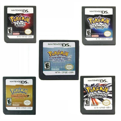 SoulSilver Version Pokemon Game Card For 3DS DS Lite DSi NDS Platinum