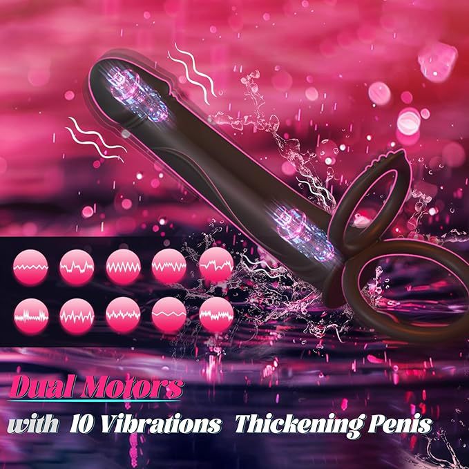 Male Sex Toys Strap on Anal Toys Dildo Cock Ring Couples Bullet Vibrator Dick Delay Lock Precision Ring SM Penis Prostate Massager Adult Toy Couples