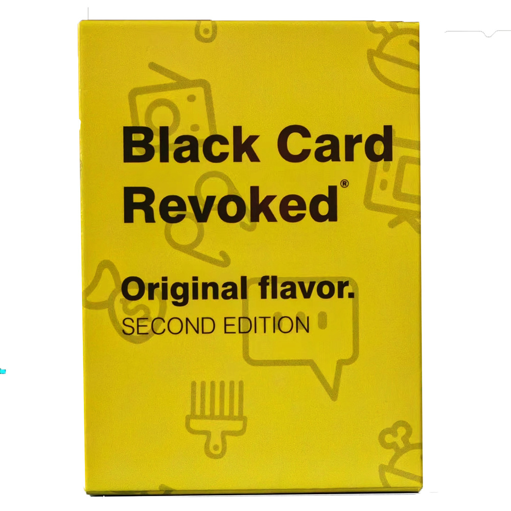Black Card Revoked Original Flavor Second Edition Game Card America First Black Culture Trivia Game Card Game for Adults Fun for The Cookout Game Night The Holidays