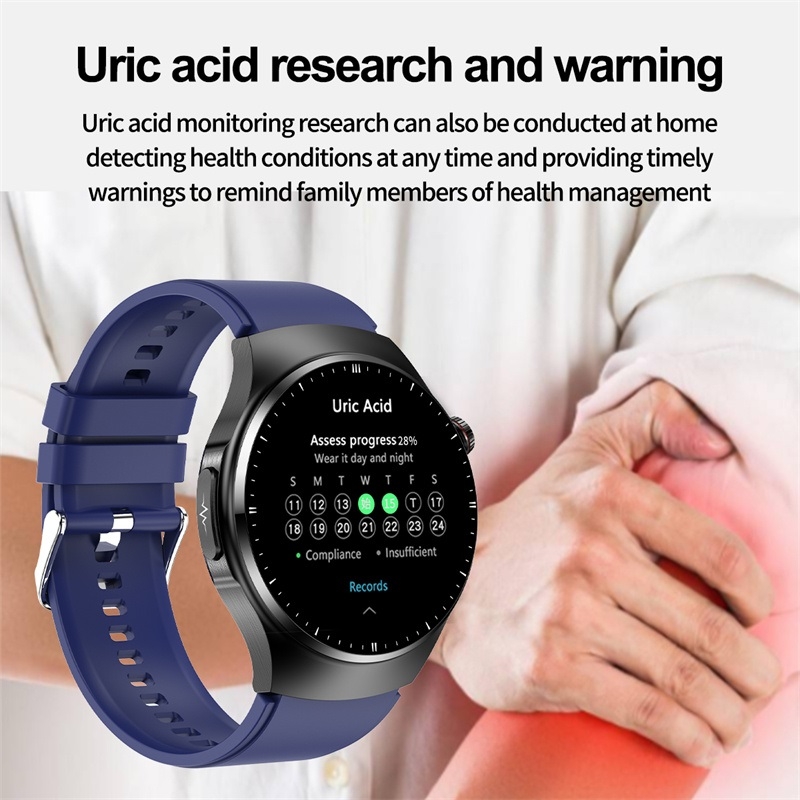 Smart Watch Uric Acid Lipids Blood Glucose ECG Health Monitoring