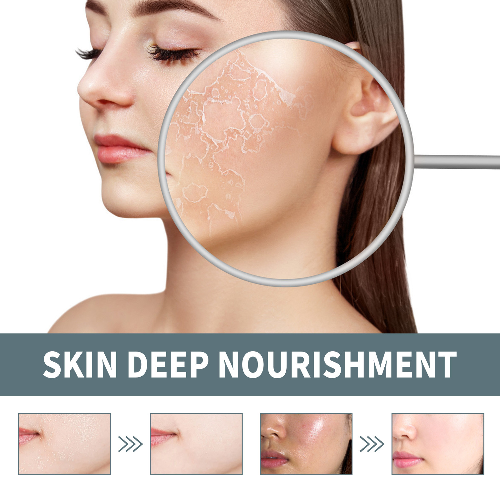 (1pc) EELHOE Hyaluronic Acid Moisturizing Serum Deep Nourish Smooth Skin Whiten Brighten Skin Care Products Hydrate Face Essence Firm Facial Skin Restores Dark Skin 35ml