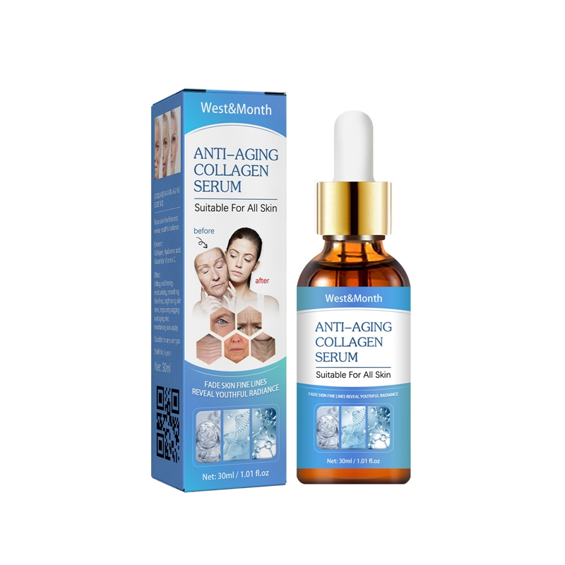 Anti-Aging Collagen Serum Wrinkle Remover Facial Brighten Fade Fine Lines Whitening Cream Skin Care