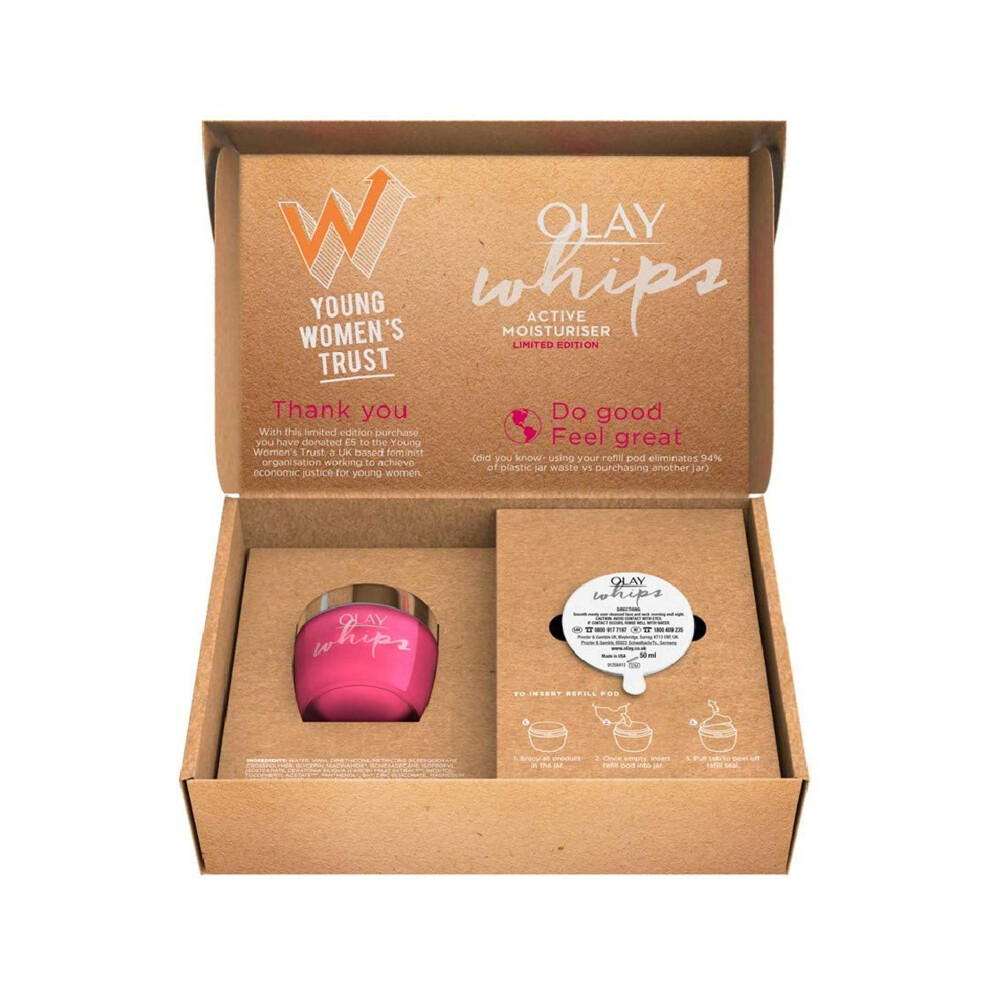 Olay Regenerist Face Moisturiser Whips Formula Jar and Refill Pod