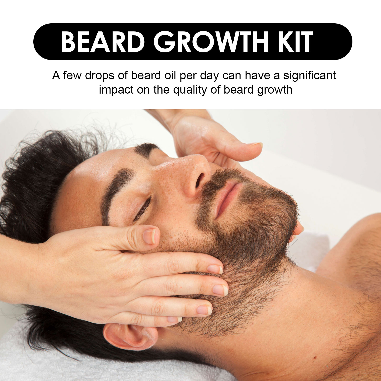 60ml Beard Growth Serum Men Essence Care Moisturizes Nourishes Roots Strengthens Beard For Thicker Fuller Softer Hair ﻿