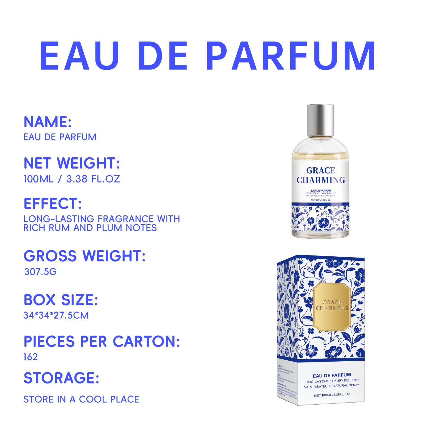 Coconut Rum Perfume 100ml Tropical Fragrance For Daily Wear Long Lasting Sweet Warm Scent With Vanilla Notes