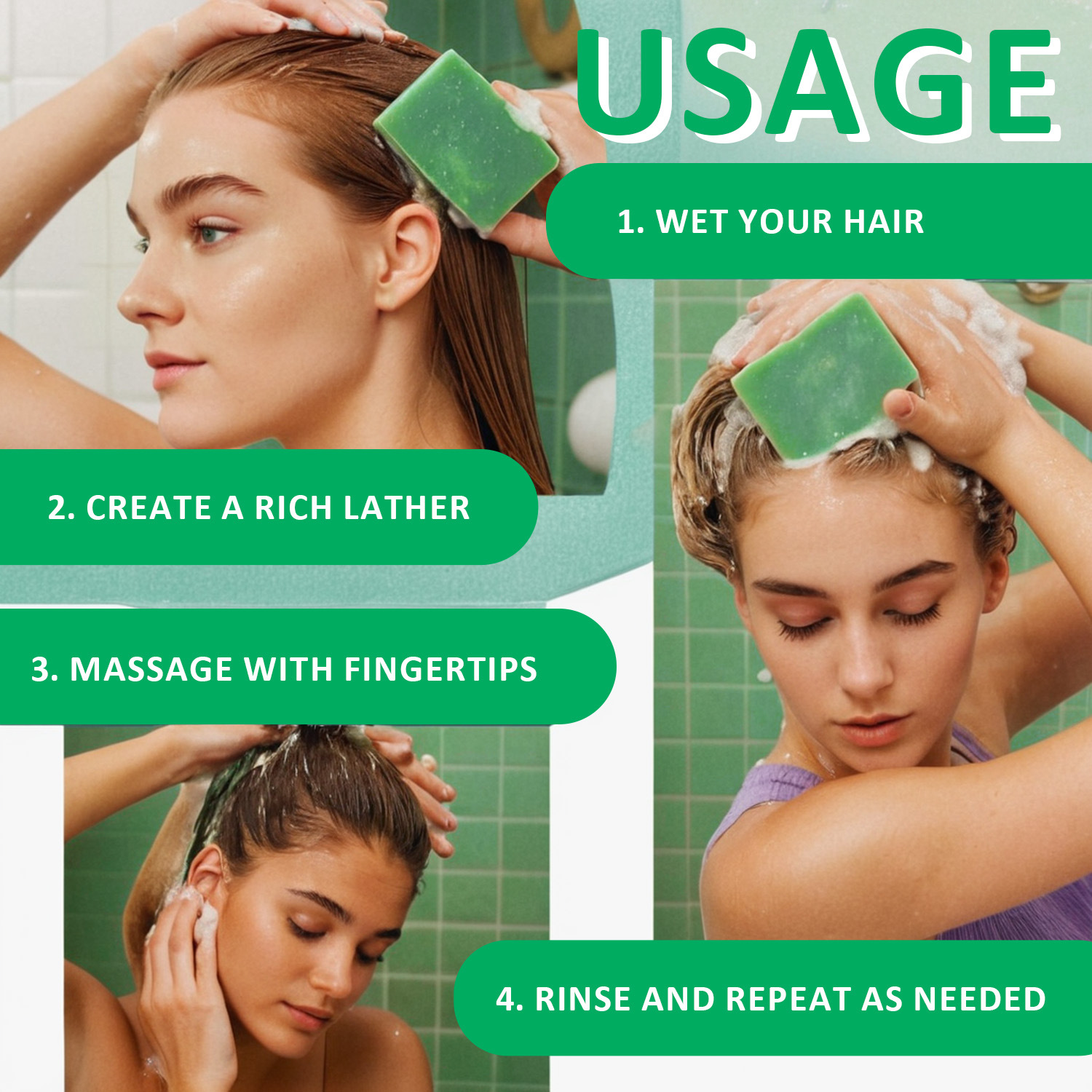 Rosemary Shampoo Bar Nourishing Scalp Strengthening Roots For Dry Damaged Hair Daily Deep Cleansing And Repair 100g