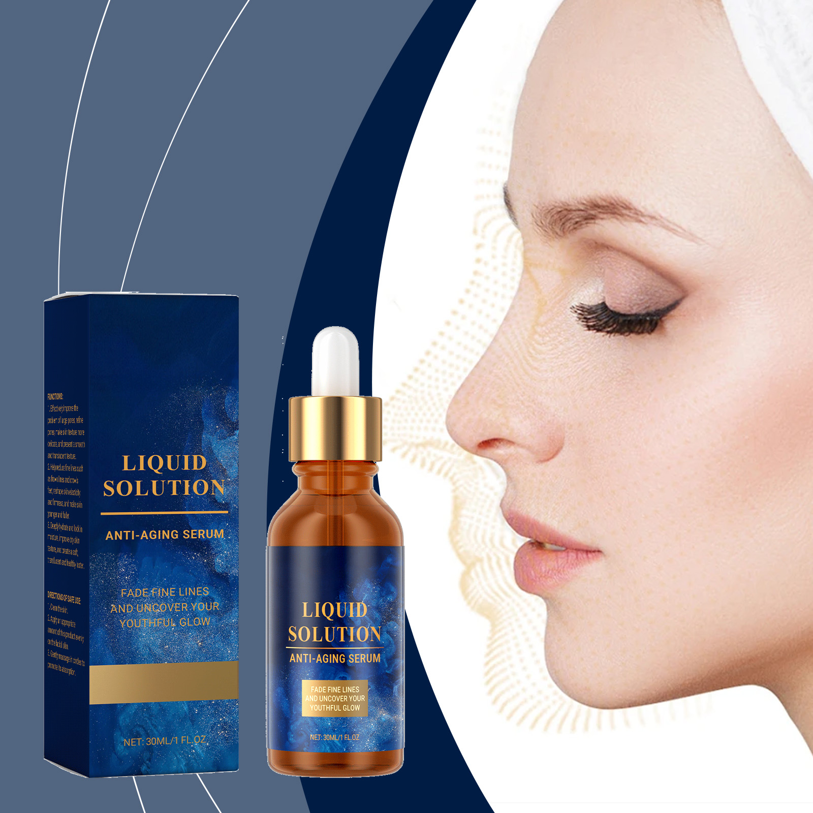 Firming Facial Essence Liquid Moisturizing Nourishing Boost Skin Elasticity Reduce Fine Lines Daily Face Care