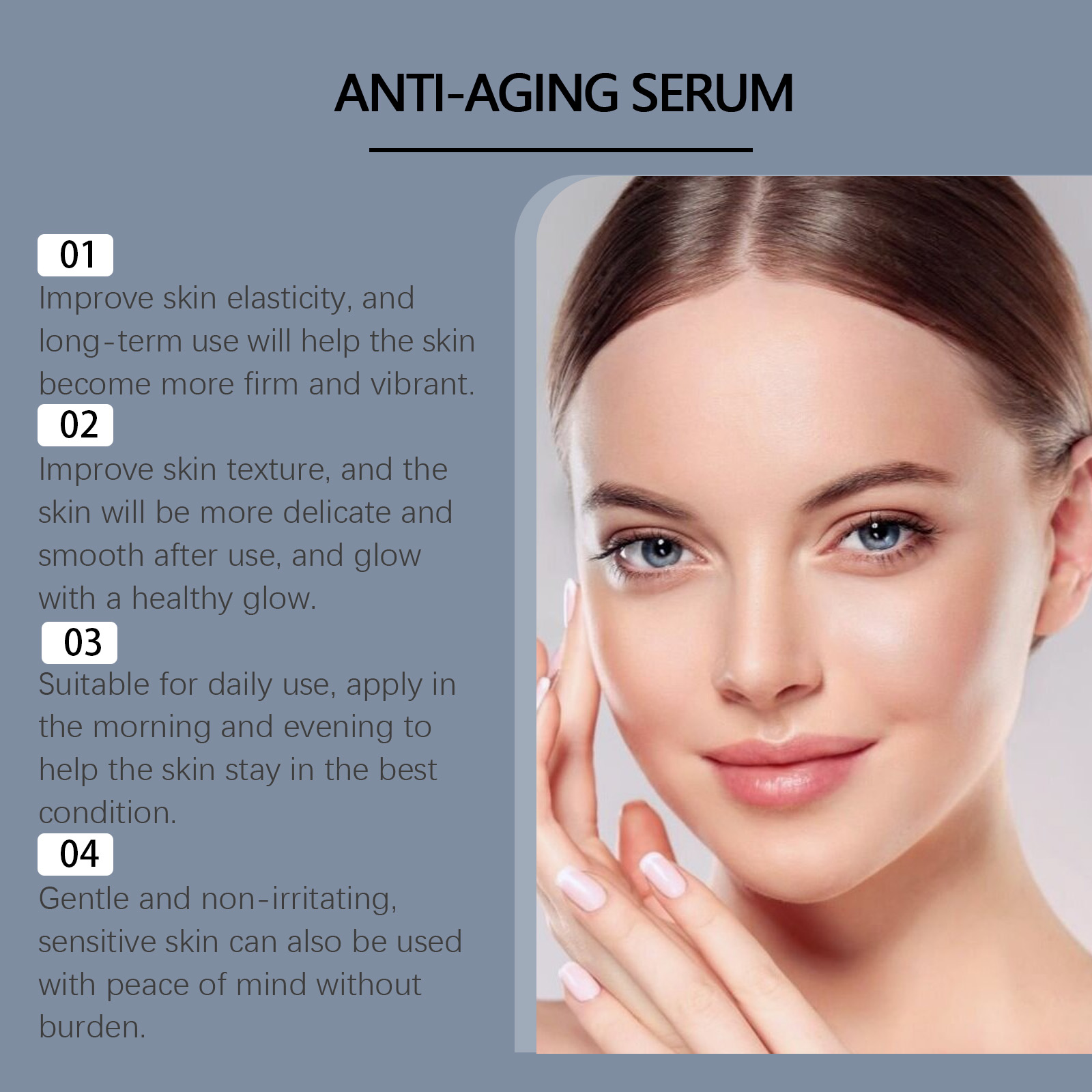 Firming Facial Essence Liquid Moisturizing Nourishing Boost Skin Elasticity Reduce Fine Lines Daily Face Care