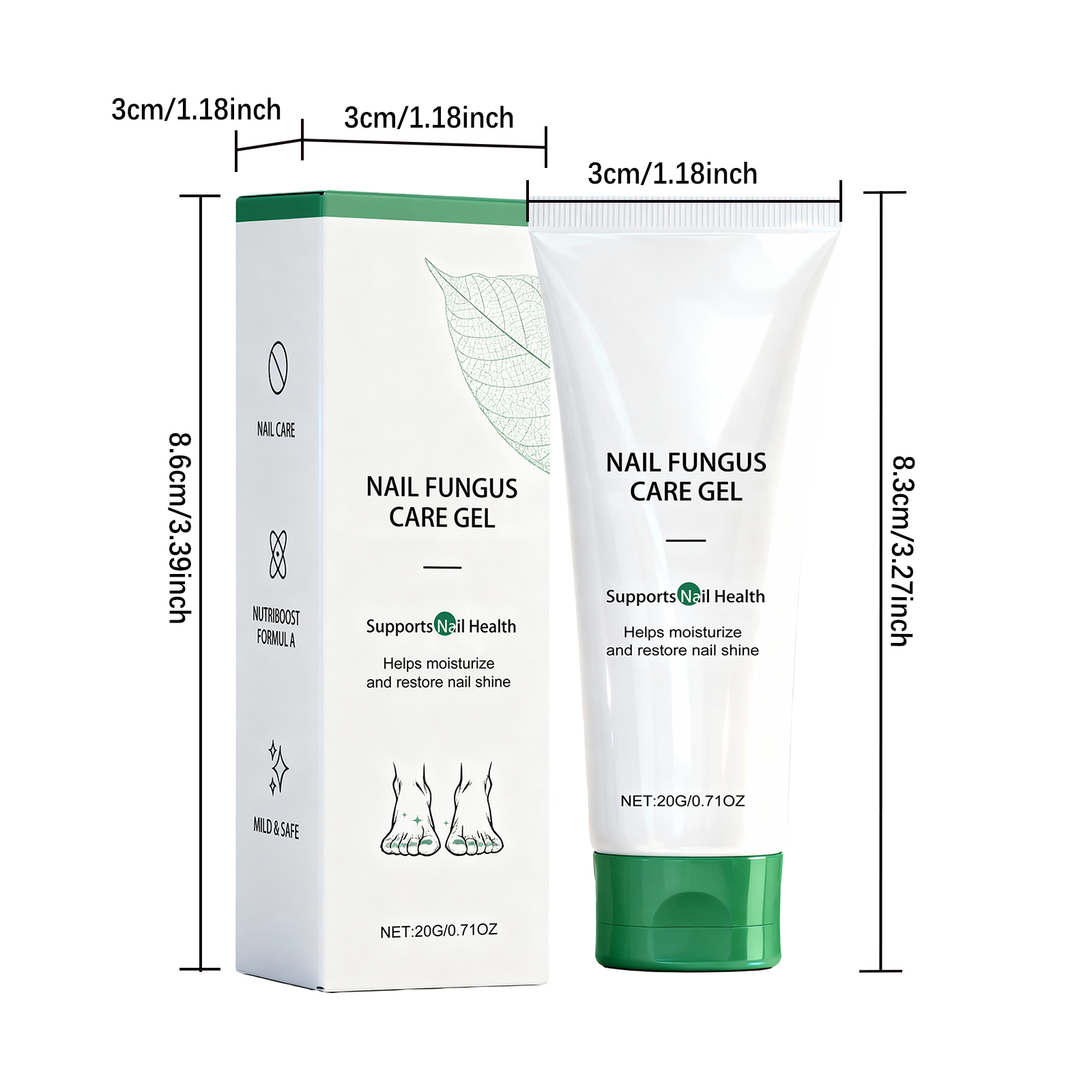 Nail Care Gel Mild Nourishing Hydrating Glossy Daily Cleansing Nail Surface Maintenance Gentle Protect Soft Shiny