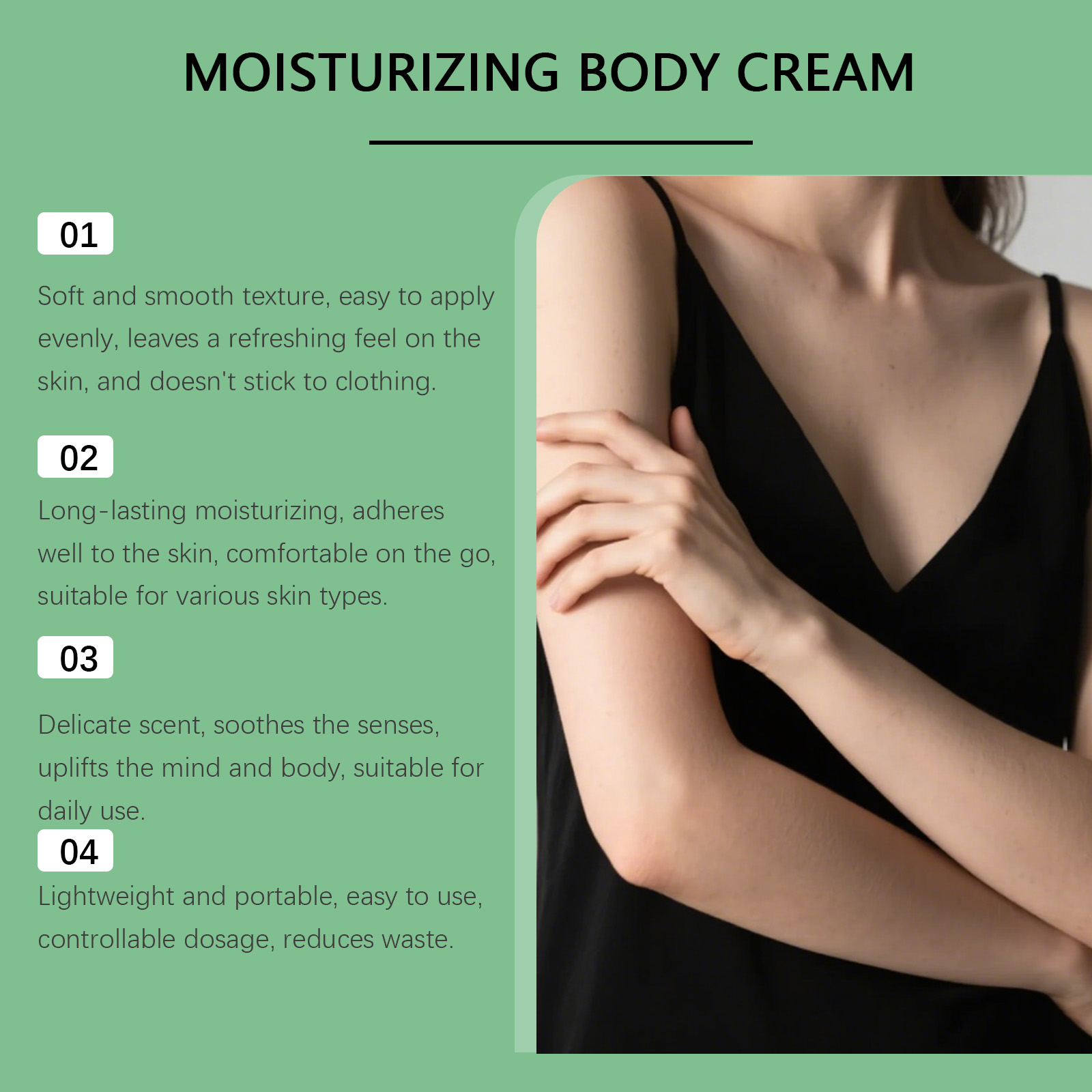 Aloe Moisturizing Body Cream Hydrates Skin Fresh Natural Fragrance Fits All Skin Types Daily Whole Body Care