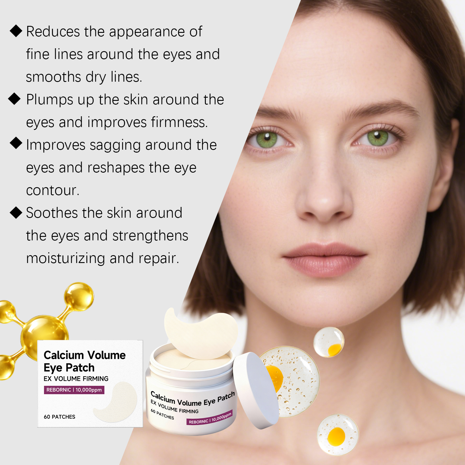 Eye Patch Mild Care Moisturizing Soft Lock Water Hydrating Thin Close Skin Eye Area Skin Daily Eye Care Sticker