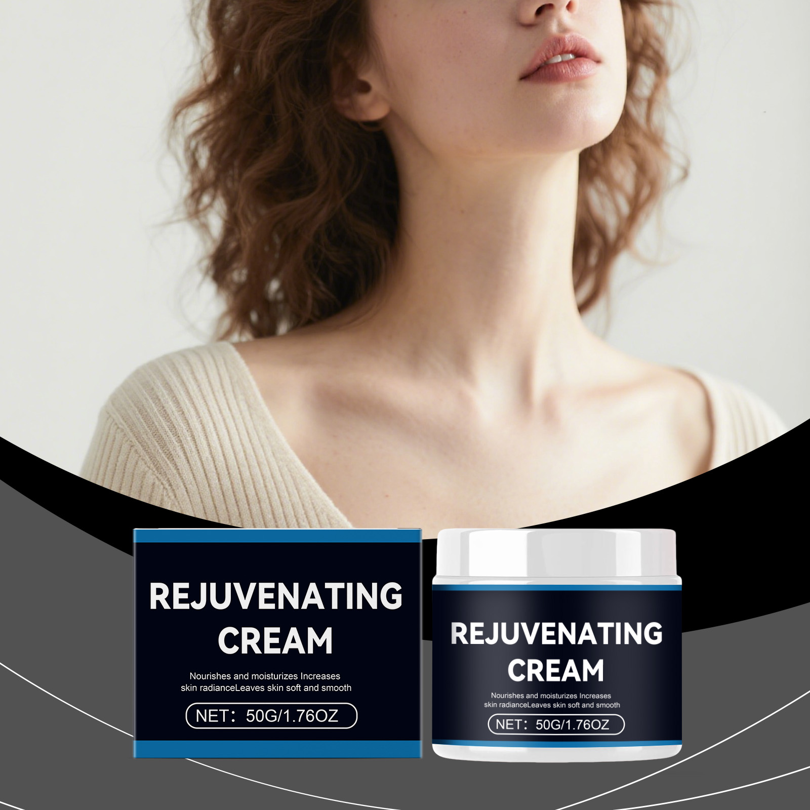 Skin Nourishing Brightening Cream Daily Moisturizing Smoothing Softening Rough Elastic Facial Skin Care Lotion