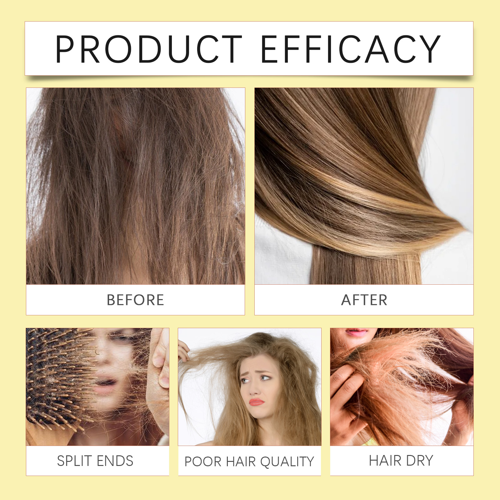 Ginseng Root Shampoo Deep Clean Scalp Nourish Soft Shiny Fluffy Fine Hair Strands