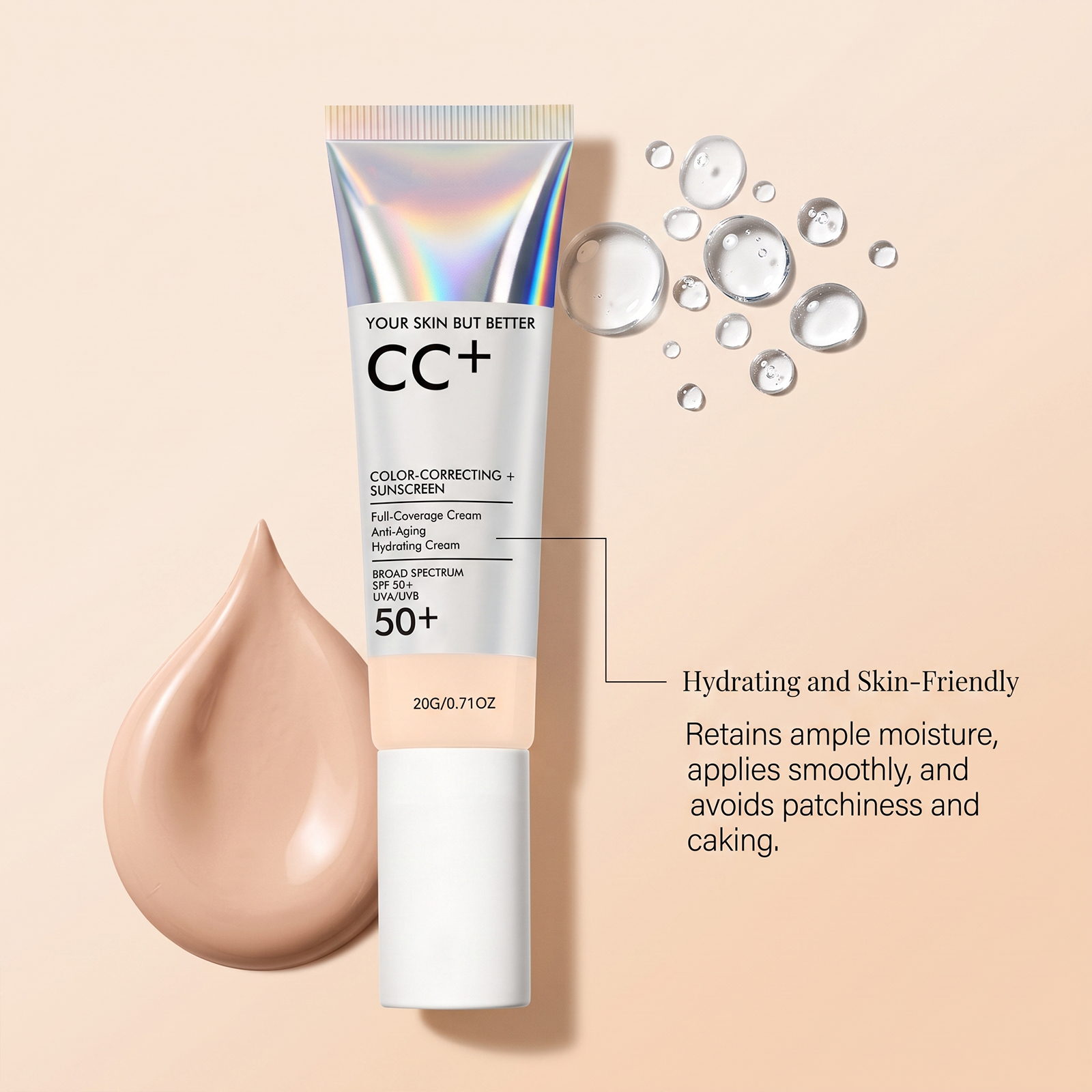 Conceal Foundation Delicate Soft Natural Sheer Longwear Even Skin Tone Refine Makeup Surface