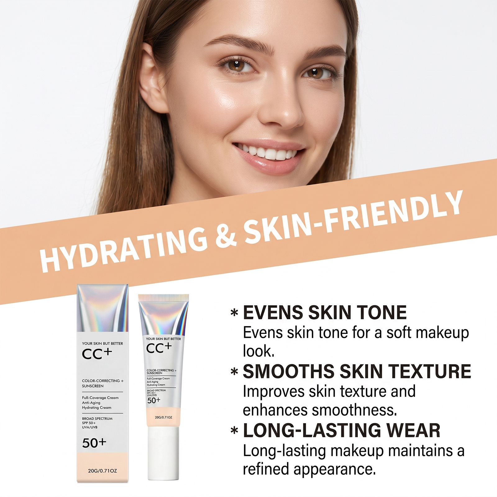 Conceal Foundation Delicate Soft Natural Sheer Longwear Even Skin Tone Refine Makeup Surface