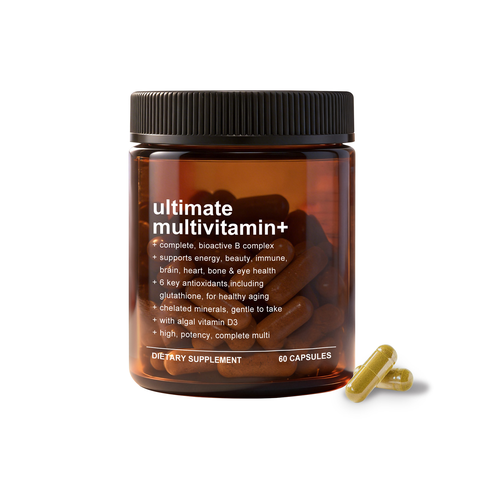 Body Care Capsules Boost Vitality Supplement Energy Mild Formula Daily Nourish Whole Body