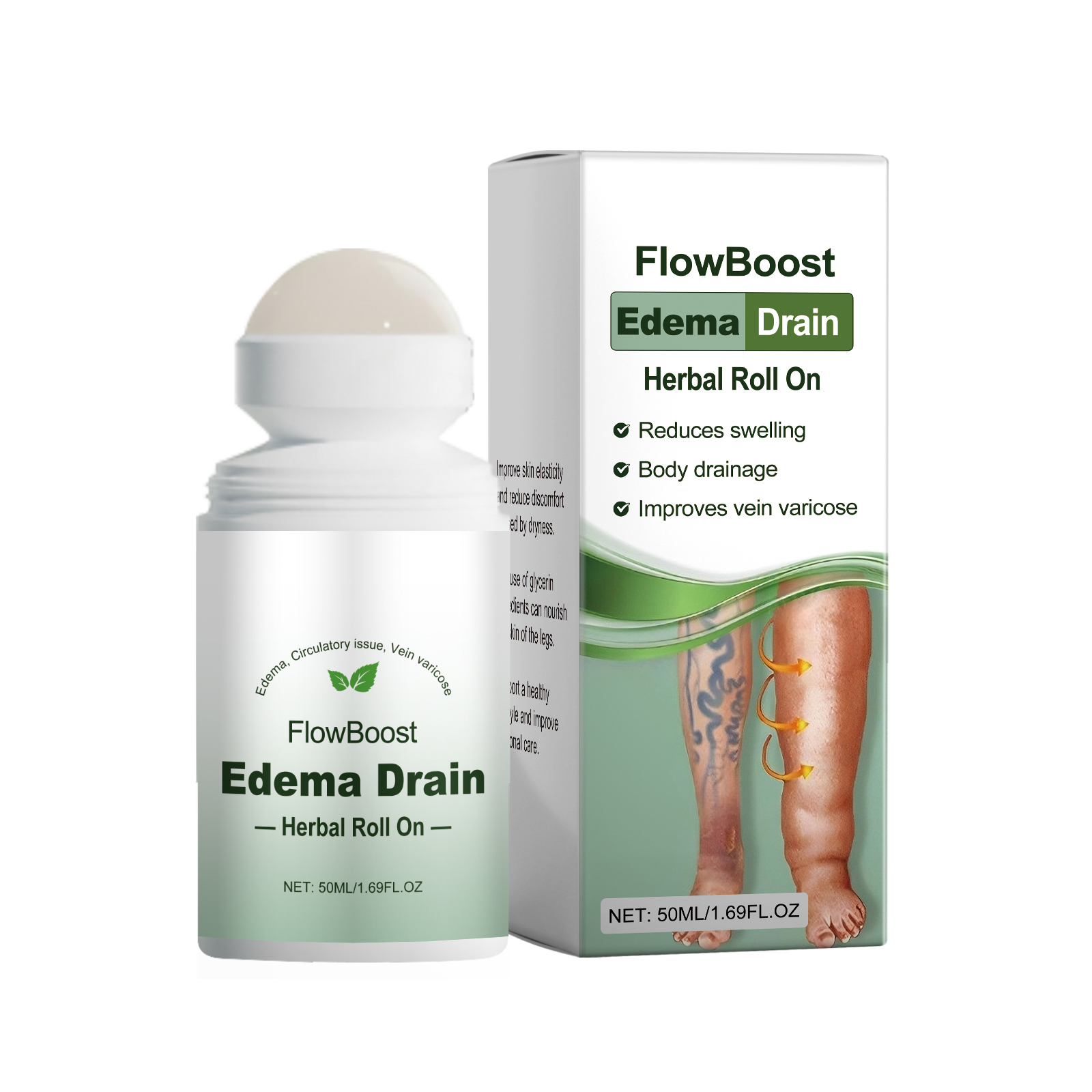 Leg Care Roller Nourish Moisturize Comfort Protect Skin Daily External Massage Treatment