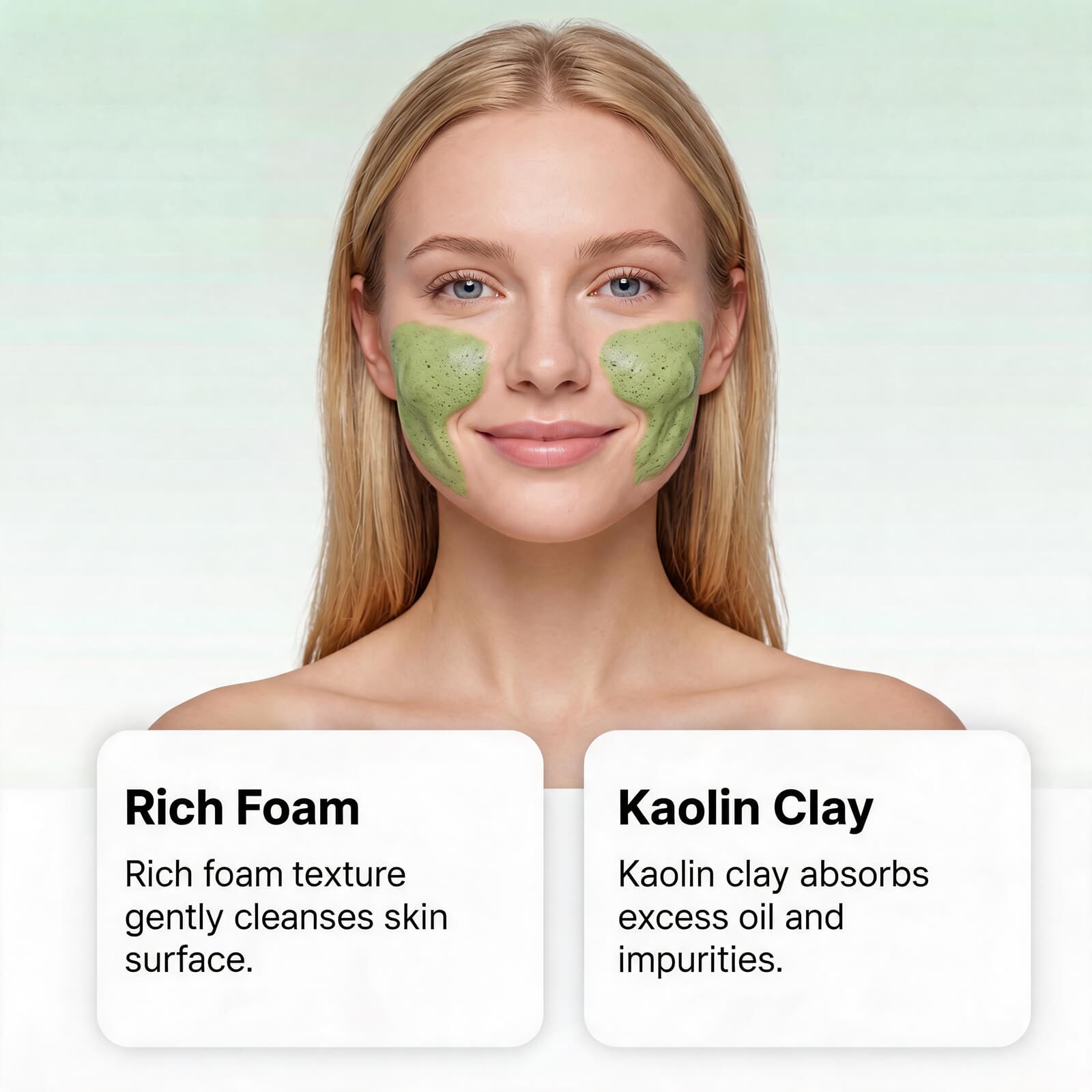 Bubble Cleansing Mask Gentle Exfoliating Pore Smoothing Brightening Skin Refreshing Spreadable Facial Skin Care