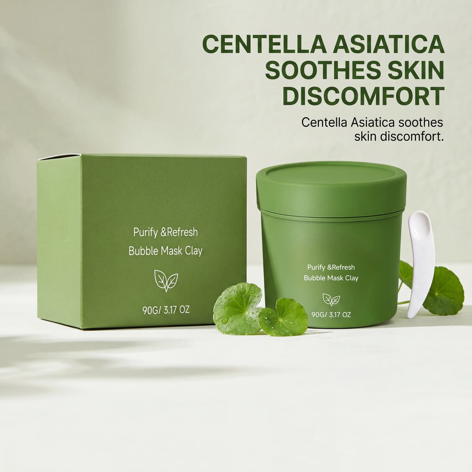 Bubble Cleansing Mask Gentle Exfoliating Pore Smoothing Brightening Skin Refreshing Spreadable Facial Skin Care