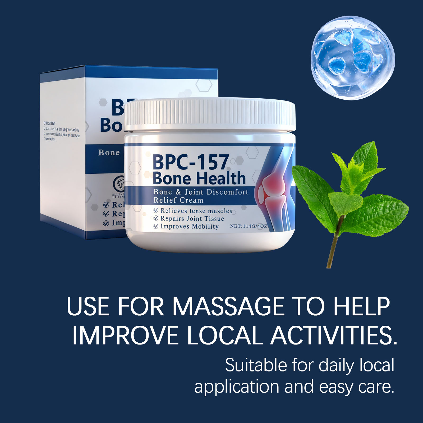 Joint Care Cream Mild Formula Massage Care Knee Joint Reduce Tight Light Texture Daily Maintenance