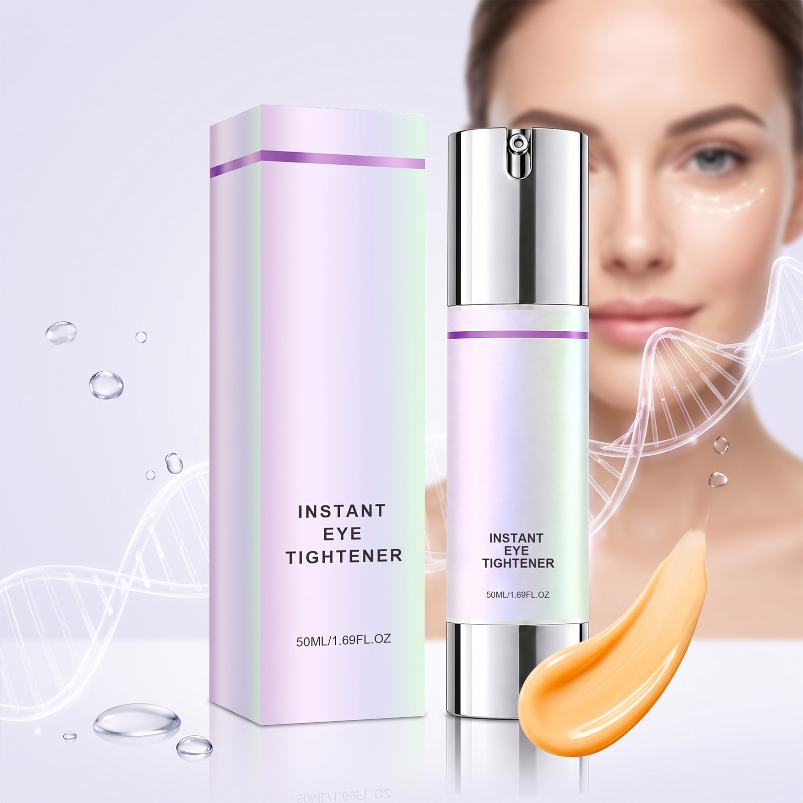 Eye Moisturizing Essence Nourishes Soothes Clear Delicate Smooth Glossy Hydrating Fresh Nonsticky Skin