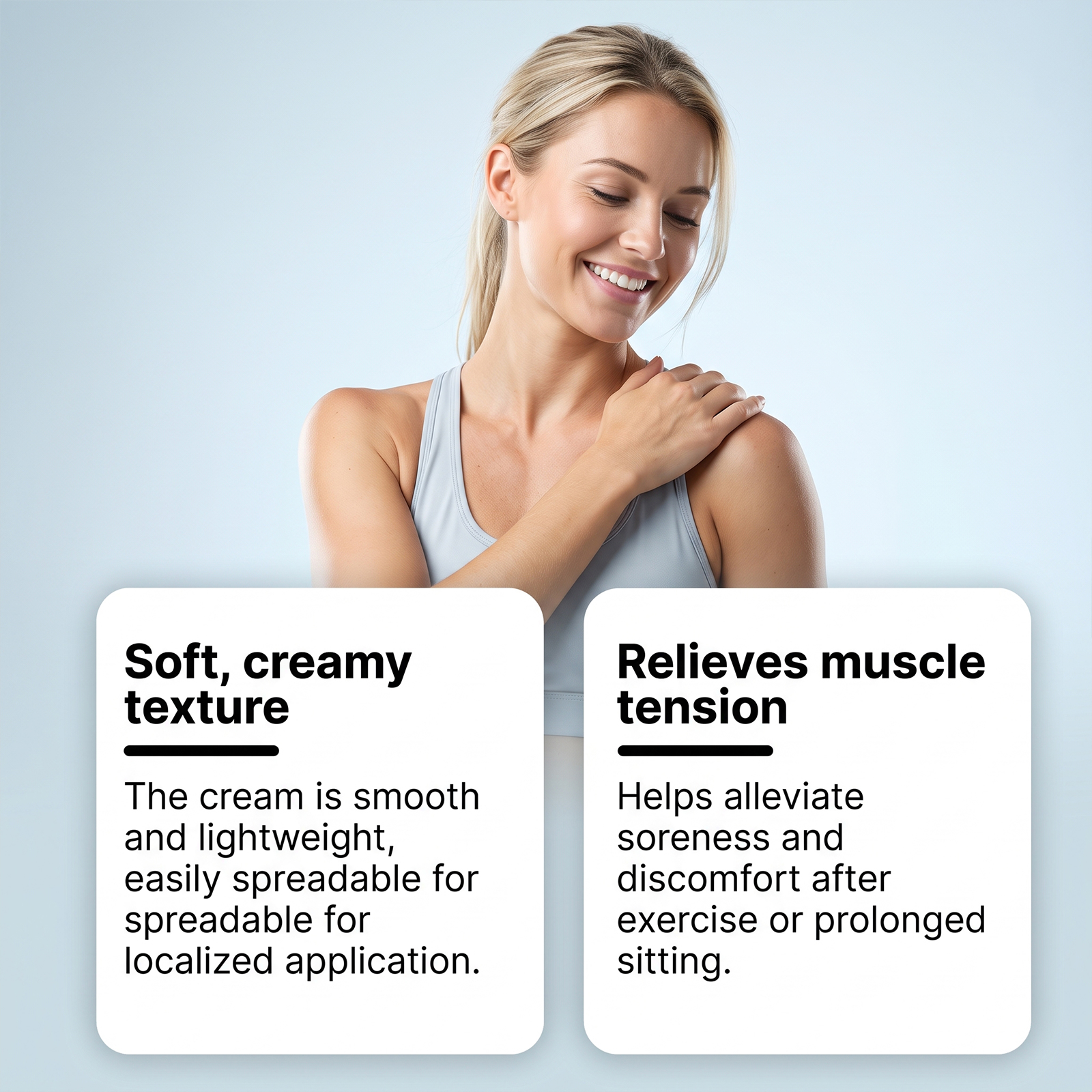 Body Care Cream Daily Soft Massage Mild Formula Comfort Care External Joint Use Skin Lotion