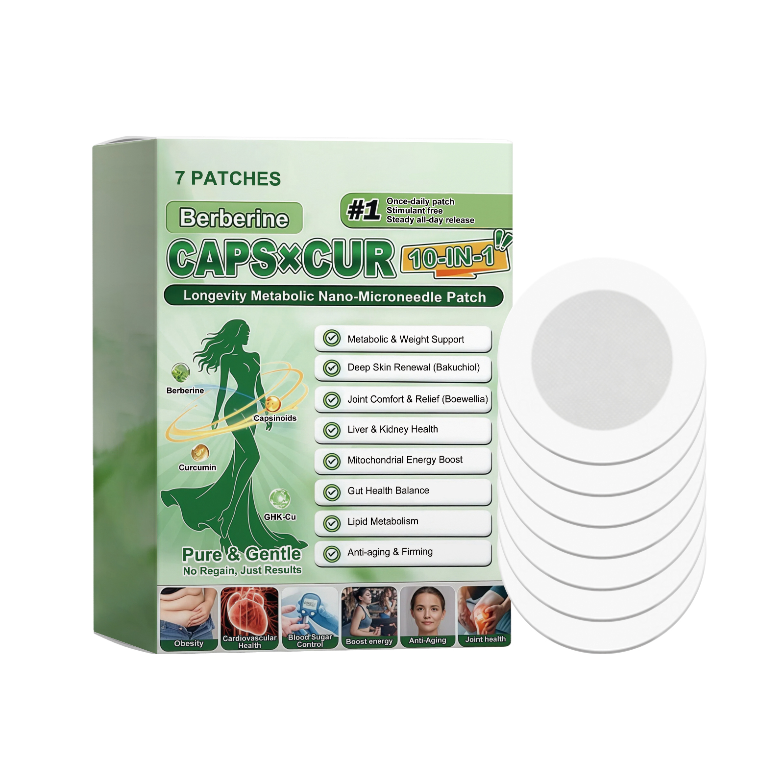 Body Care Patch Gentle Daily Skin Care Light Figure Close Fit Refreshing Breathable Convenient Maintenance Patch